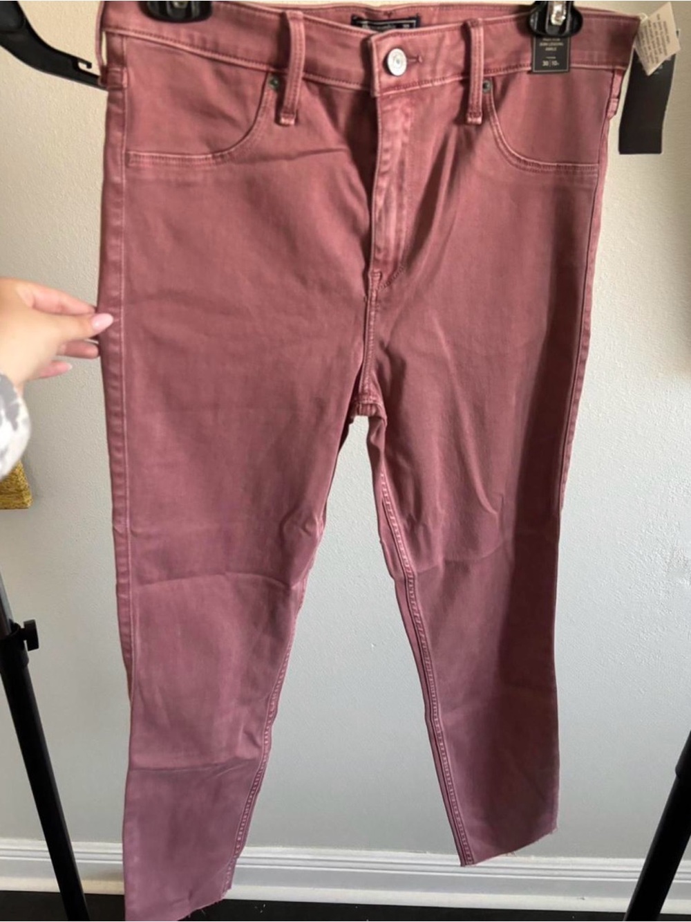Abercrombie & fitch high rise jean legging ankle size 30